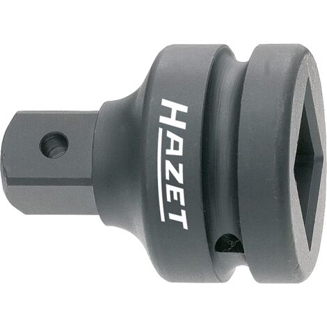 Hazet 1107S Adattatore per Avvitatori ad Impulso, Nero, Attacco Quadro, Massiccio, 20 mm 3/4 di Pollice