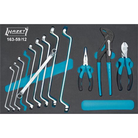 HAZET 163-59/12 JEU D'OUTILS, VOIR ILLUSTRATION HAZET-WERK