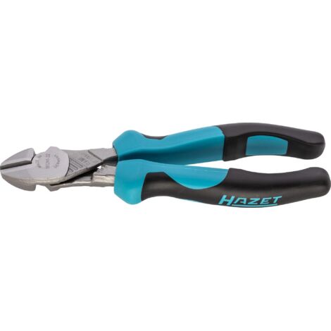 Hazet 1802M-22 Tronchese con Tagliente Laterale ad Impulso, Argento, Lunghezza 180 mm