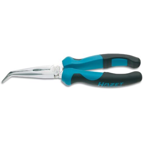 Hazet 1841B-33 Pinza A Becchi Mezzotondi, Multicolore, Lunghezza 200 mm