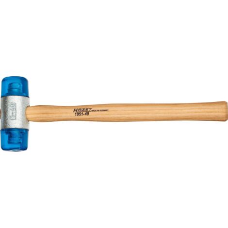 Hazet 1951-40 Martello Morbido In Resina Sintetica, Antirimbalzo, Multicolore, Lunghezza 320 mm