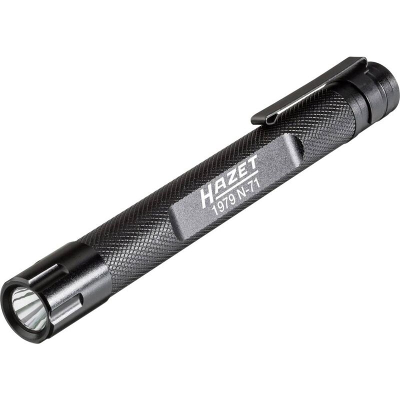 Image of 1979N-71 Lampada a forma di penna Penlight a batteria led (monocolore) 139 mm Nero - Hazet