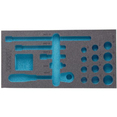 Hazet 2-Komponenten Weichschaumeinlage 163-181L, (LxB) 342 x 172 mm