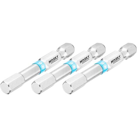 Hazet 2204NSLG-6/3 Innensechskant-Bit-Satz 6 mm , lang