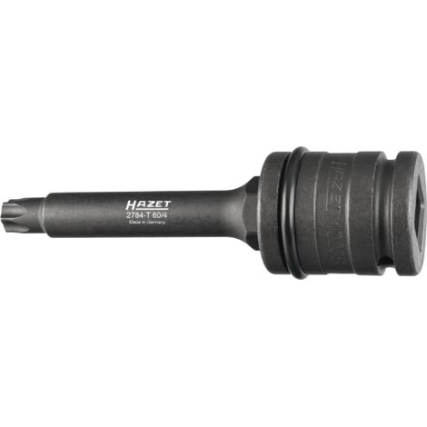 Hazet 2784-T60/4 Serie Di Inserti Chiave A Bussola Per Giraviti Per Dischi Freno, Multicolore, Attacco Quadro, Cavo, 20 mm 3/4 di Pollice