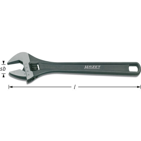 Hazet 279-8  Rollgabelschlüssel  Schlüsselweite (Metrisch) 23 mm