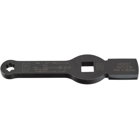 Hazet 2872-E18 TX Schlag-Schlüssel 2 Schlagflächen