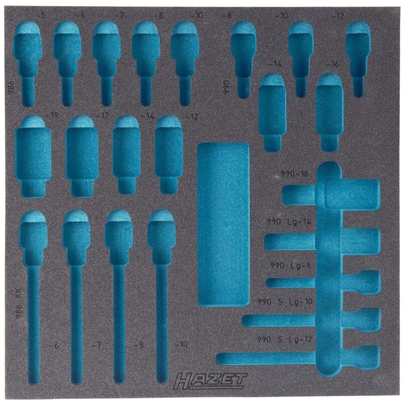 Image of 2-Komponenten Weichschaum-Einlage für Art.Nr. 163-119/23, 2/3 (344 x 342 mm) - Hazet