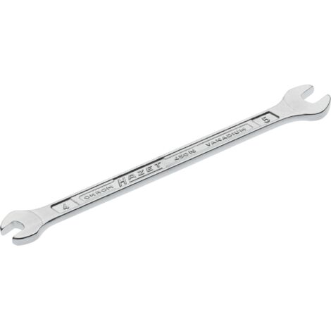 Hazet 450N-4X5 Clé à fourche double Ouverture de clé (métrique) 4 - 5 mm C71306