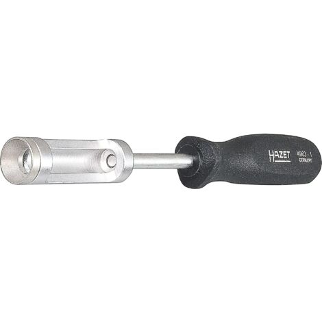 Hazet 4963-1 Utensili di Montaggio Piastra Della Molla di Tenuta, Argento, Lunghezza 237 mm