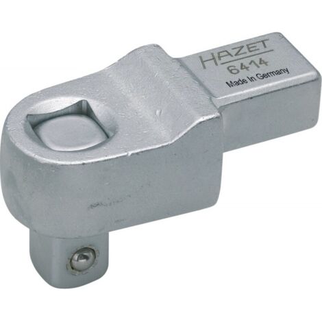 Hazet 6416 Entrainement carré/carré femelle 14 x 18 mm/carré massif 20 mm longueur 70 mm