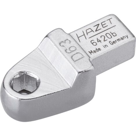 Hazet 6420B Portainserti ad Innesto, Argento, Attacco Esagonale, Cavo, 6.3 1/4 di Pollice