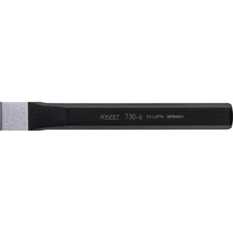 Hazet 730-6 Scalpello A Tagliente Diritto, Multicolore, Lunghezza 200 mm