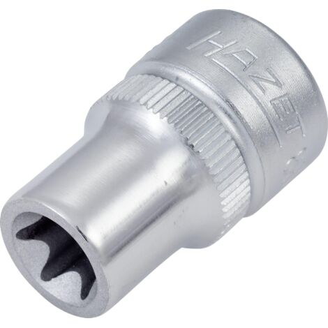 Hazet 880-E10 Inserto Chiave a Bussola Torx, Argento, Attacco Quadro, Cavo, 10 mm 3/8 di Pollice