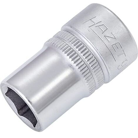 Hazet 900-13 Inserto Chiave a Bussola Esagonale, Argento, Attacco Quadro, Cavo, 12.5 mm 1/2 di Pollice