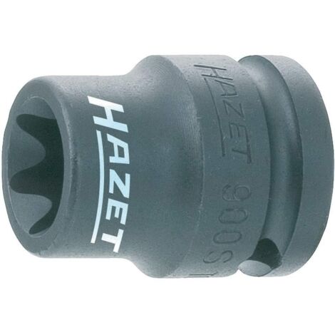 Hazet 900S-E16 Inserto Chiave a Bussola per Avvitatori ad Impulso Torx, Nero, Attacco Quadro, Cavo, 12.5 mm 1/2 di Pollice