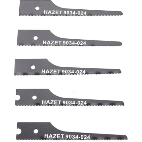 HAZET 9034-024/5 JEU DE 5 LAMES POUR SCIE SAUTEUSE