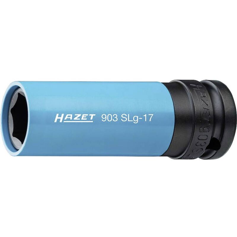 Image of Hazet - 903SLG-17-SB Esagono esterno Inserto a bussola per avvitatori ad impulsi 17 mm 1/2 (12.5 mm)