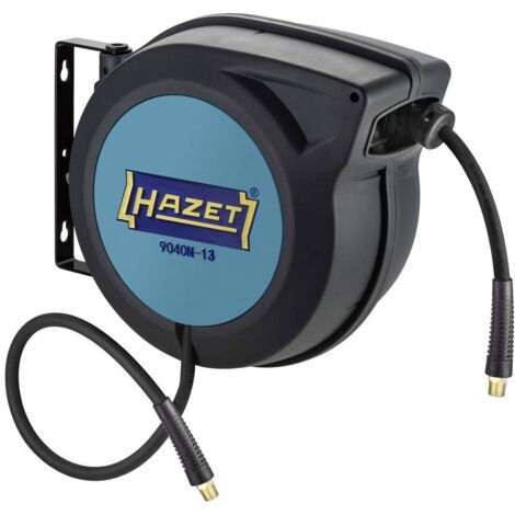 Hazet 9040N-13 Avvolgitore per tubo a muro automatico nero blu