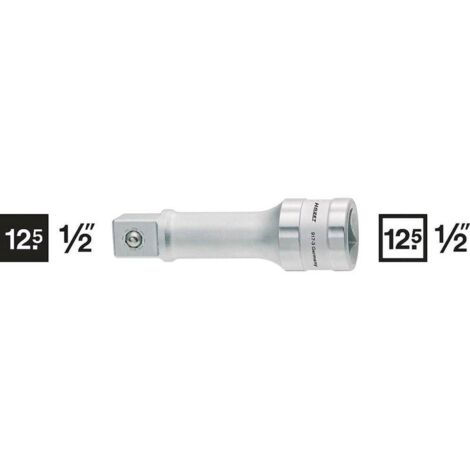 Hazet 917-1 Prolunga, Argento, Attacco Quadro, Massiccio, 12.5 mm 1/2 di Pollice