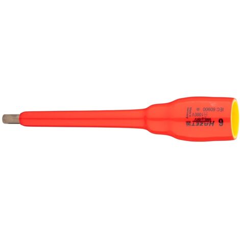 Hazet 986Lg-6KV Schraubendreher-Nuss 1/2" VDE 6 mm