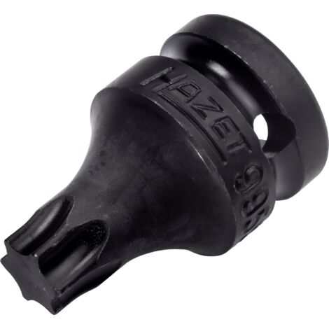Hazet 995S-T55 Inserto Chiave a Bussola per Avvitatori ad Impulso e Giraviti Torx, Nero, Attacco Quadro, Cavo, 12.5 mm 1/2 di Pollice