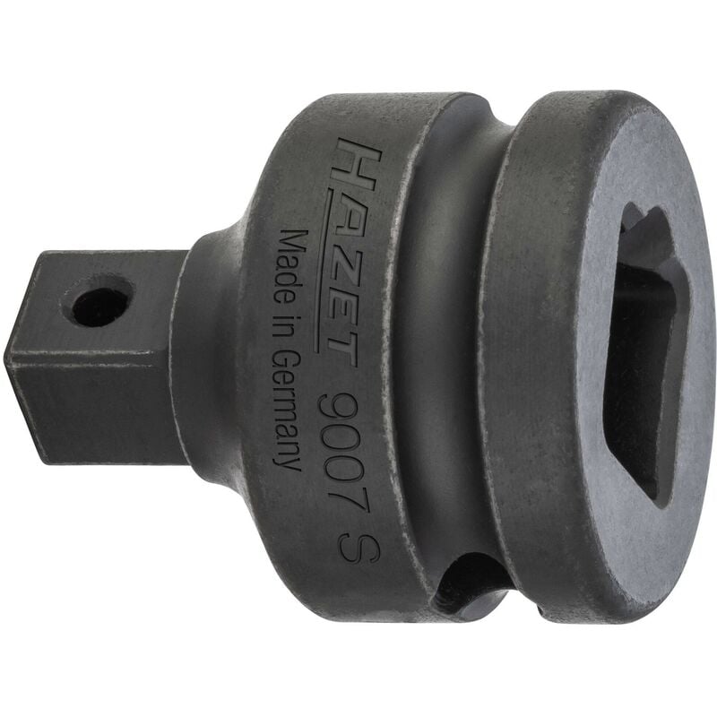 Pièce de réduction 9007S ∙ Carré creux 1/2 pouce (12,5 mm) ∙ Carré massif 3/8 pouce (10 mm) ∙ Longueur : 37 mm