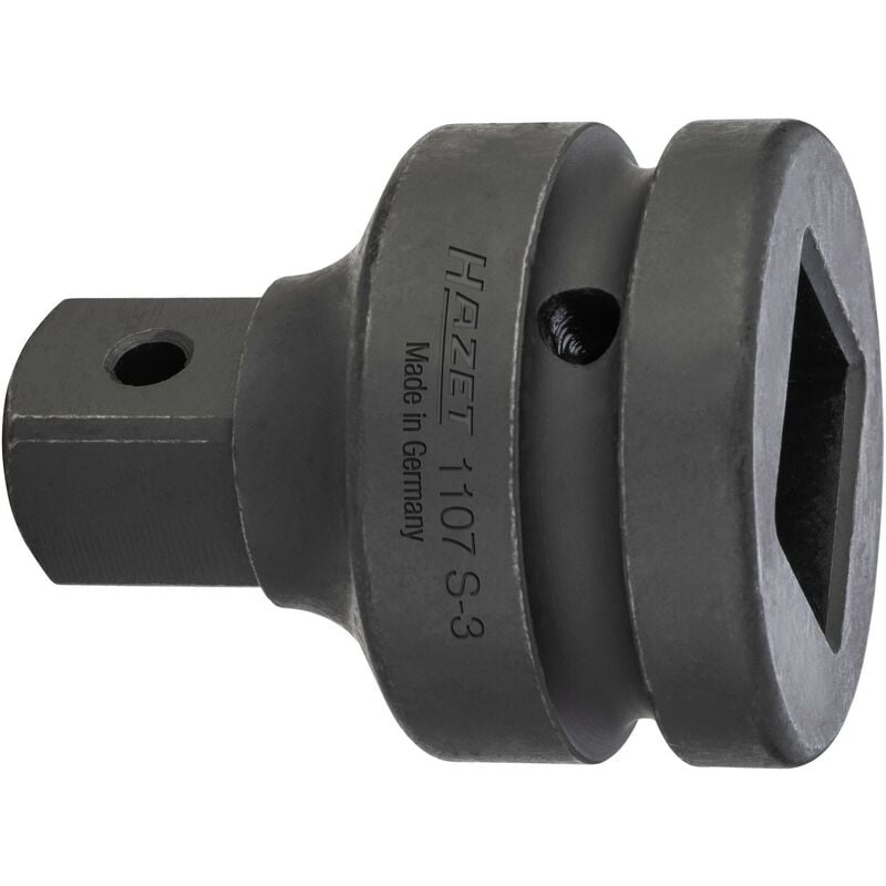 Pièce de réduction 1107S ∙ Carré creux 1 pouce (25 mm) ∙ Carré massif 3/4 pouce (20 mm) ∙ Longueur : 70 mm