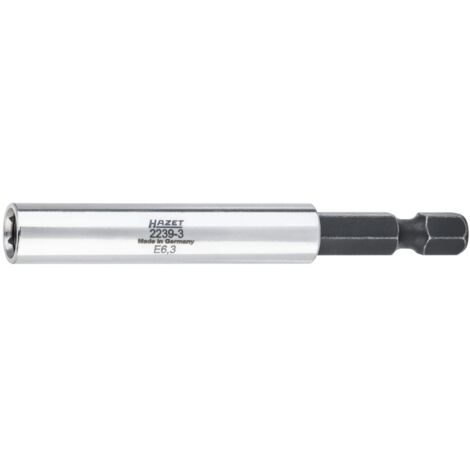 Hazet Adapter, Sechskant massiv 6,3 (1/4), Sechskant hohl 6,3 (1/4), 75 mm lang
