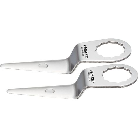 HAZET Ausglasmesser-Satz 9034-2-02/2 gerade/gekröpfte Form Klingen-Wirklänge 57mm