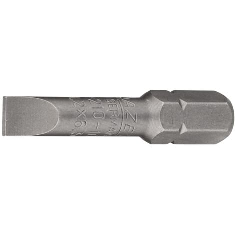 HAZET Bit 2210-10 Sechskant massiv (5/16 Zoll) Schlitz Profil 1.2 6.5