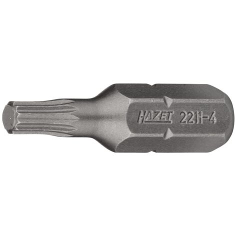 HAZET Bit 2211-4 Sechskant massiv 6,3 (1/4 Zoll) Innen Vielzahn Profil XZN ?