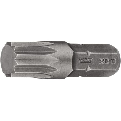HAZET Bit 2212-10 Sechskant massiv (5/16 Zoll) Innen Vielzahn Profil XZN ?