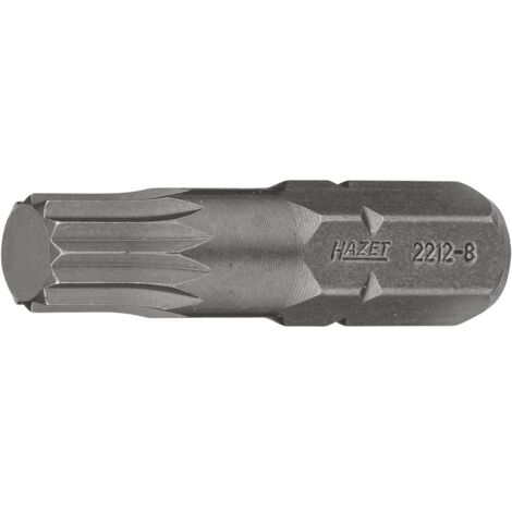HAZET Bit 2212-8 Sechskant massiv (5/16 Zoll) Innen Vielzahn Profil XZN ?