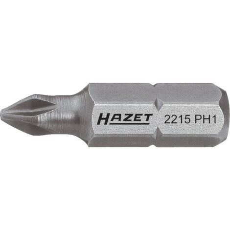 HAZET Bit 2215-PH1 Sechskant massiv 6,3 (1/4 Zoll) Kreuzschlitz Profil PH ?
