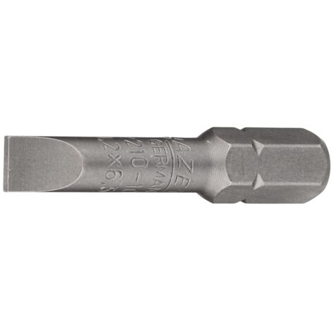 Hazet Bit 5/16 (8 mm) Sechskant massiv, Schlitz Profil, SW 1,2 x 6,5 mm