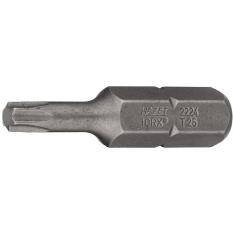 Hazet Bit, Sechskant massiv 8 (5/16), Innen TORX Profil, T25, 35 mm lang