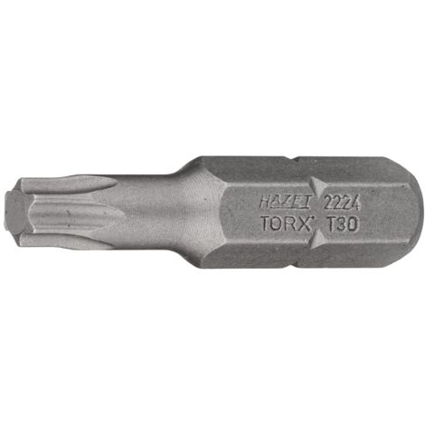 Hazet Bit, Sechskant massiv 8 (5/16), Innen TORX Profil, T30, 35 mm lang