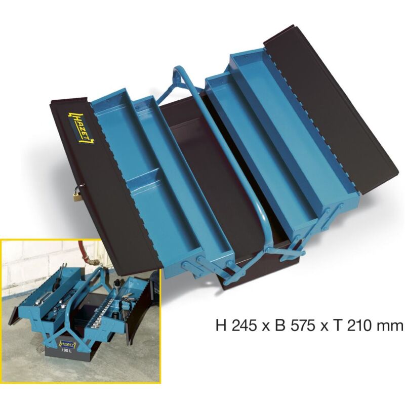 

Hazet - Caja de herramientas de metal. 190L vacío