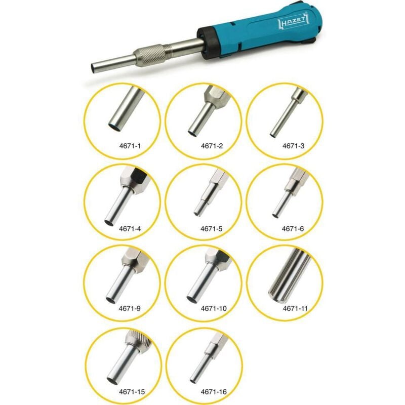 4671-3 Utensili per la rimozione di connettori 4671-3 - Hazet