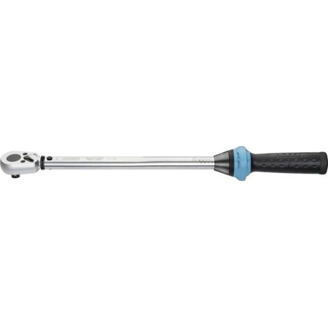 Hazet – Clé dynamométrique 40 - 200 Nm – Longueur 513 mm – Précision ± 4 % – 32 dents pour serrage contrôlé – Boîtier de rangement inclus - 5122-2CT