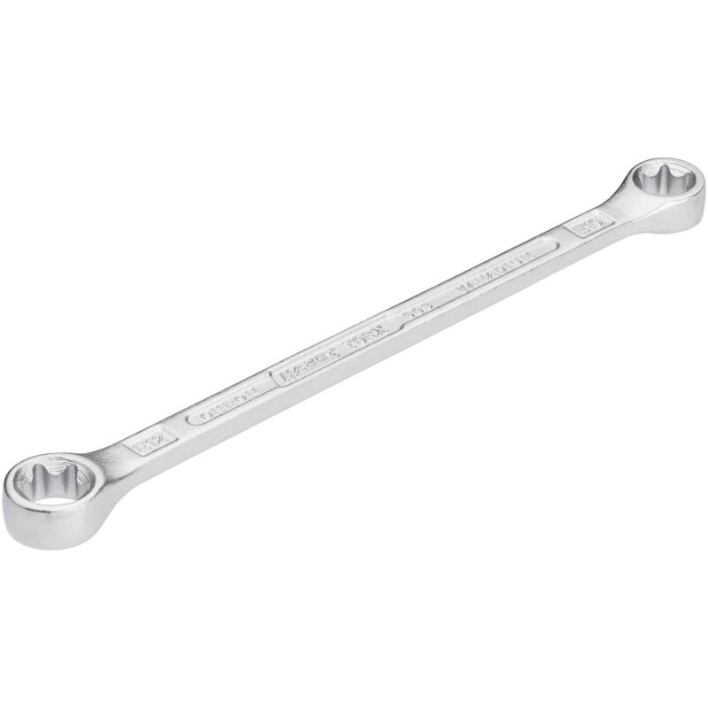 Hazet - Clé polygonale double 609-E10XE12 ∙ Profil torx® extérieur ∙ Taille E10, E12