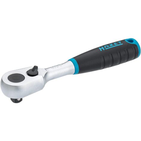 Hazet Cricchetto Reversibile a Denti Fini Hiper 863Hp  Attacco Quadro Da 6,3 Mm (1/4 di Pollice), Angolo di Lavoro Ridotto (4°), Potente  L'Utilizzo Negli Spazi di Installazione Più Stretti