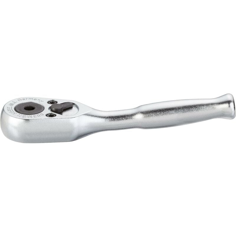 Leva a cricchetto reversibile ∙ interamente in acciaio ∙ per Bits 863MBIT ∙ Attacco esagonale, cavo, 1/4 di pollice (6,3 mm) ∙ Lunghezza: 89 mm