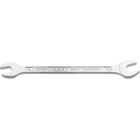 HAZET Doppel-Maulschlüssel 450NA-3/8X7/16VKH Außen-Sechskant Profil <sup>3</