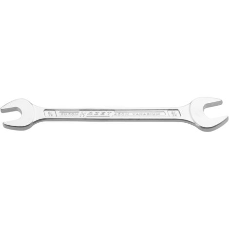 HAZET Doppel-Maulschlüssel 450NA-5/8X3/4VKH Außen-Sechskant Profil <sup>5</s