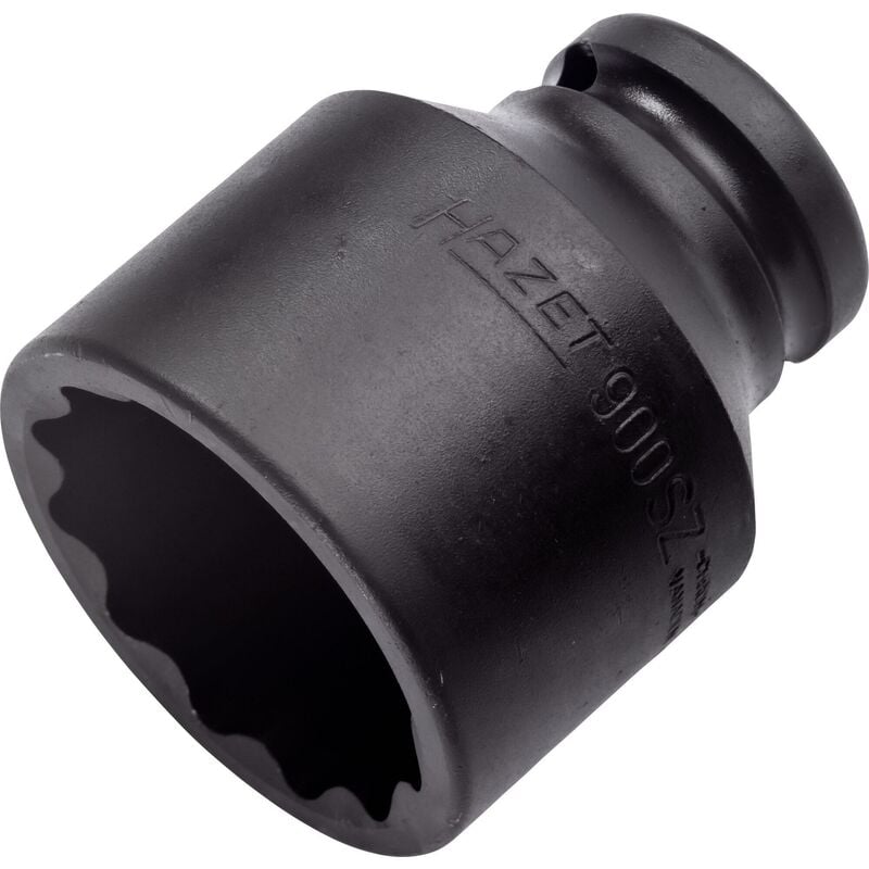 Hazet - Douille à chocs 900SZ-34 ∙ Carré creux 1/2 pouce (12,5 mm) ∙ Profil Traction à 12 pans extérieurs ∙ Taille 34 mm