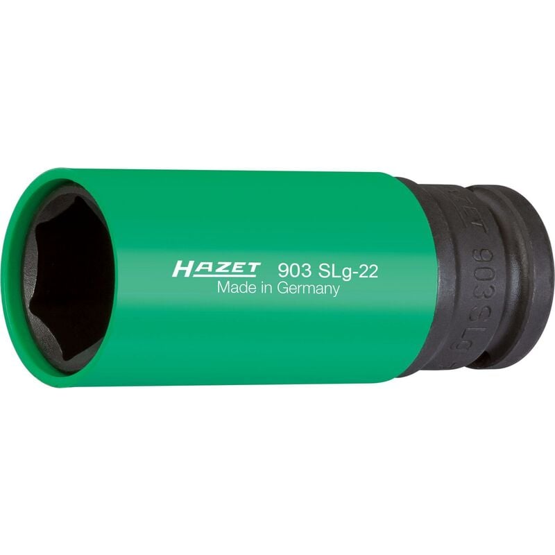 Douille à chocs 903SLG-22 ∙ Carré creux 1/2 pouce (12,5 mm) ∙ Profil Traction à 6 pans extérieurs ∙ Taille 22 mm