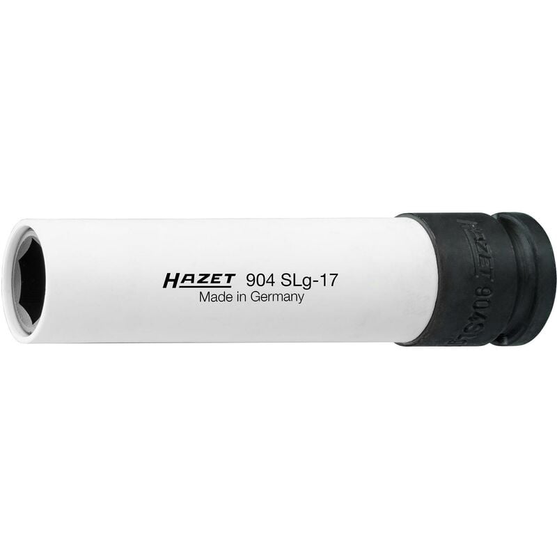 Douille à chocs ∙ extra-long 904SLG-17 ∙ Carré creux 1/2 pouce (12,5 mm) ∙ Profil à 6 pans extérieurs ∙ Taille 17 mm