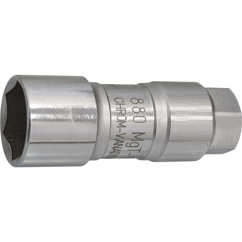 Douille à bougies 880MGT-18 ∙ Carré creux 3/8 pouce (10 mm) ∙ Profil à 6 pans extérieurs ∙ Taille 18 mm
